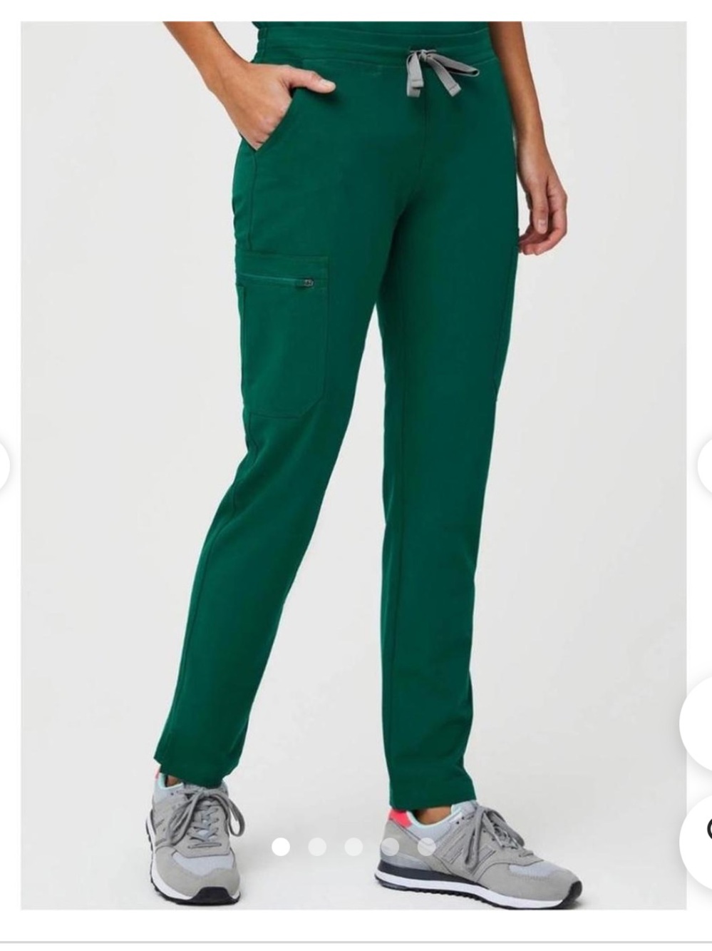Figs Yola Scrub Pants in Hunter Green size Small po: 1551